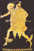 Peinture sur vase d'Aphrodite